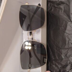 Jimmy Choo Women's Gold Aviator Sunglasses